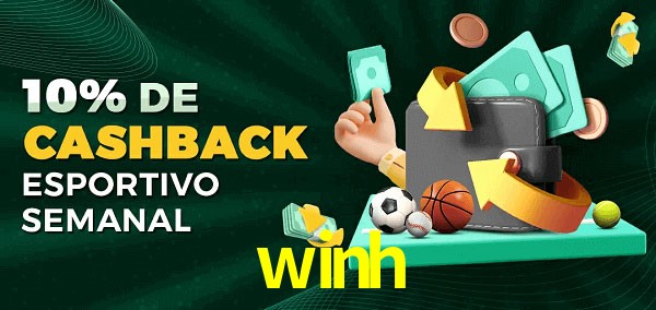 10% de bônus de cashback na winh