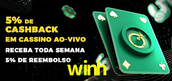 Promoções do cassino ao Vivo winh
